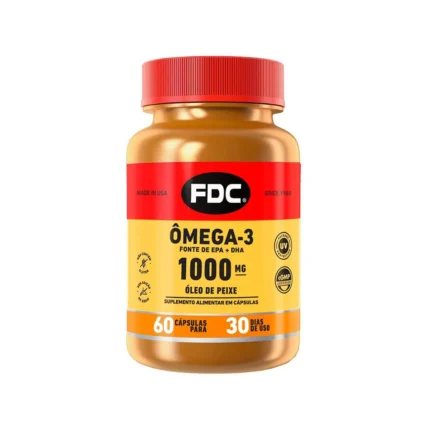 Ômega 3 FDC 1000mg 60 cápsulas